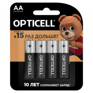 OPTICELL Basic Батарейки AA 4шт