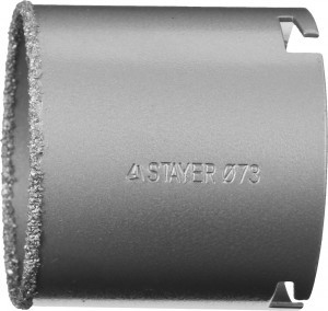 Коронка STAYER "PROFI" кольцевая с карбидно-вольфрамовой крошкой, d=73мм