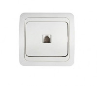 ASD/inHome CLASSICO роз. комп. СУ 1 мест. (RJ45) белая 4263