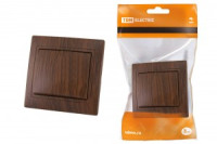 TDM Таймыр выкл. СУ 1 кл. 10А бук (керам. осн.) (10!) SQ1814-0301