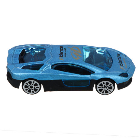 ИГРОЛЕНД Машинка гоночная с запускалкой, металл, РР, 12х17х3см, 8 дизайнов