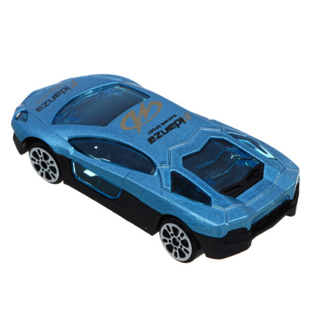 ИГРОЛЕНД Машинка гоночная с запускалкой, металл, РР, 12х17х3см, 8 дизайнов