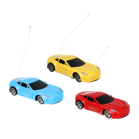 ИГРОЛЕНД Машинка на РУ ,1:24 ,1-канальный пульт, PP, 5АА,18х10х5 см, 3 цвета