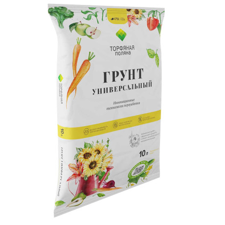 Грунт Универсальный 10 л "Торфяная поляна" (231)