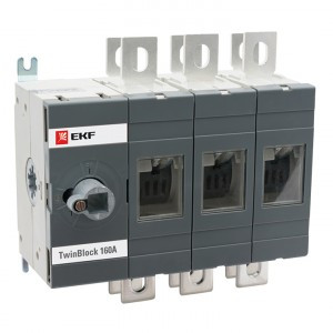 EKF Рубильник 160A 3P реверсивный без рукоятки управления TwinBlock tb-s-160-3p-rev