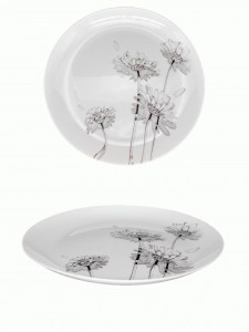 Тарелка обеденная ВДОХНОВЕНИЕ 24см стеклокерамика (кратность 6шт!!!) МФК LQP95/K2412