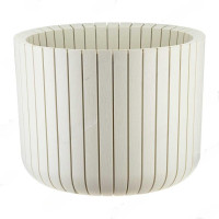 Кашпо ШАТО D380мм H300мм 29л бел.ротанг  М3040 х1