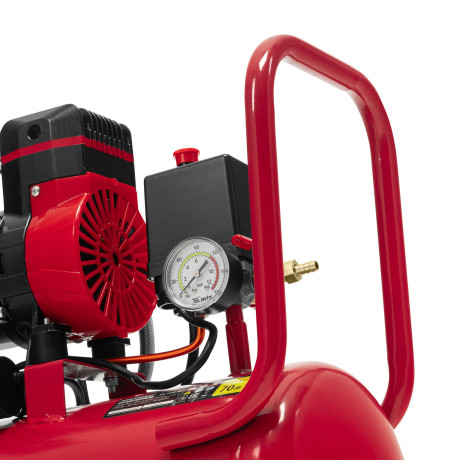 Компрессор безмасляный малошумный SPC 1500/24, 1500 Вт, ресивер 24 л, 260 л/мин// MTX