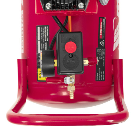 Компрессор безмасляный малошумный SPC 1500/24, 1500 Вт, ресивер 24 л, 260 л/мин// MTX