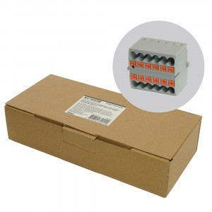 STEKKER Зажим блоч.д/распр.тока нагруз.push-in, 12т,сеч.2,5мм,450V,24А,серый LD580 PTFIX 12/25 49745