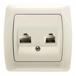 VIKO by Panasonic Carmen роз. СУ комп. + телеф. крем. 90562035-RU (Турция)