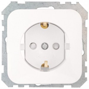 Bylectrica Гармония мех. роз. СУ 1 мест., белый (земля, шторк., корп. ABS) РС16-479