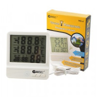 Метеостанция GARIN Точное Измерение WS-4 термом-р-гигром-р-часы-кал-р,внеш.дат.,-50/+70C,1xR03,16940