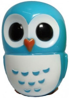 LEEK NL-820 ночник  0,6W 5LED, сова, синий, 220V, пластик, с датчиком, диммер