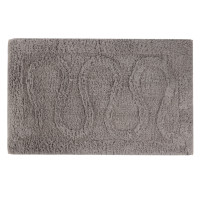 VETTA Коврик для ванной 40x60 см, хлопок, серый, SI-9976, (Индия)