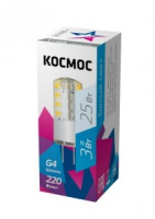 Космос JC G4 220V 3W(240lm) 4500K 4K 43x15 LksmLED3wJCG4220v45