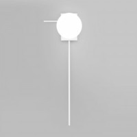 Eurosvet св-к настенный Е27 1x60 Вт 250х187х800 металл белый/матовый Fredo 40033/1 a061462