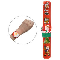 Браслет на руку &quot;Санта&quot;, цветная подсветка, 3 xLR44 ( не в комплект),22x3,5 см Волшебная страна