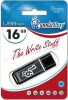 Флеш-диск (флэшка) USB 16Gb SmartBuy Glossy Blue (SB16GBGS-B)
