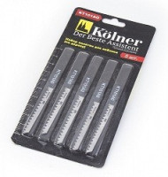 Kolner Полотно д/электролобзика по дереву  75х1,4мм, тип KT101АО, фигурный рез, 5шт/BL, цена за BL