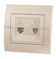 Lezard DERIY роз. СУ 1 мест. комп.+телеф. перламутр