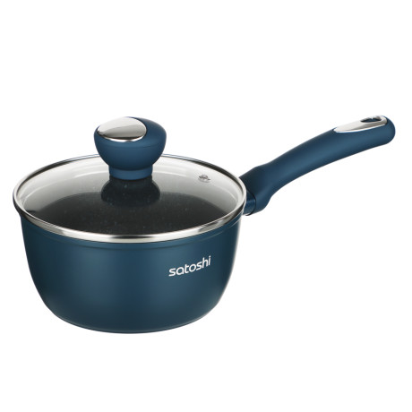 SATOSHI Ривьера Наб.посуд.8пр, а/пр.покр.:кастр.+крышки:2.3л;3.8л; ковш+крышка1,3л;сков.24,28см