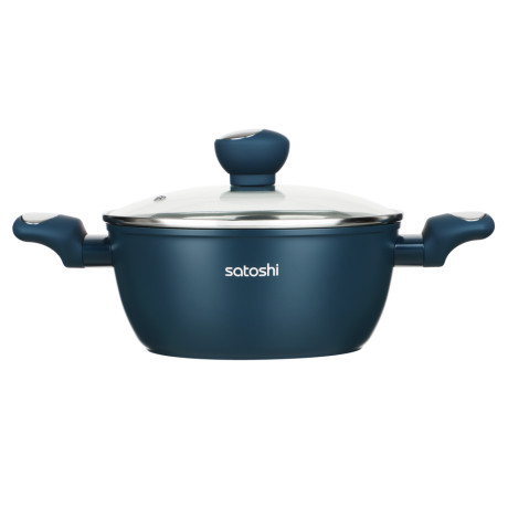 SATOSHI Ривьера Наб.посуд.8пр, а/пр.покр.:кастр.+крышки:2.3л;3.8л; ковш+крышка1,3л;сков.24,28см