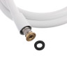 RAIN Шланг для душа, 150см, 1/2"(Имп)-1/2"(Имп), ПВХ, латунь, антитвист, белый