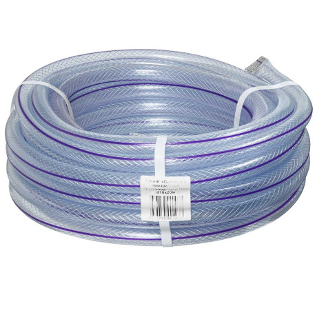 Шланг "Силикон" прозрачный армированный ПВХ d 18 м