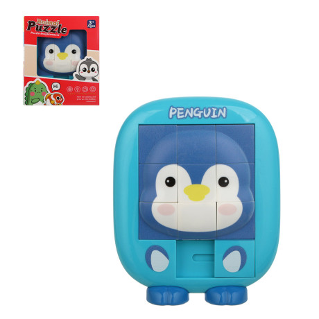 Пазл-пятнашки объёмный для малышей, ABS, 10,8х3,2х13,2см