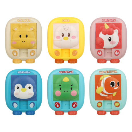 Пазл-пятнашки объёмный для малышей, ABS, 10,8х3,2х13,2см