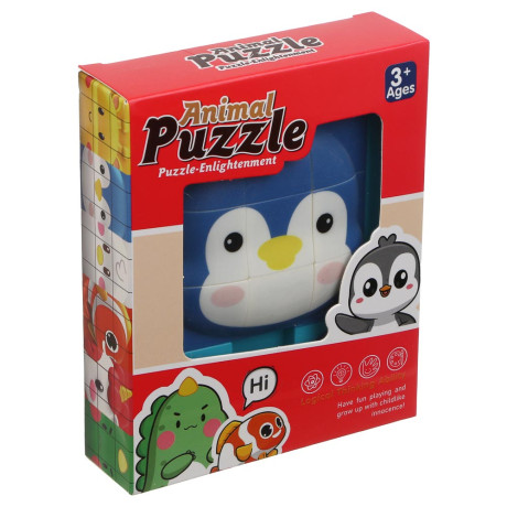 Пазл-пятнашки объёмный для малышей, ABS, 10,8х3,2х13,2см