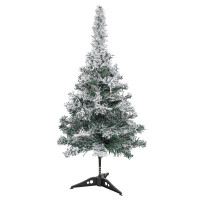 Ель 60см, 45 веток, снежная, флокирование, ПВХ, 26-16