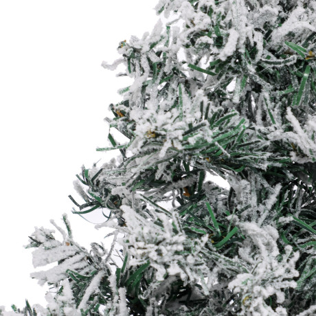 Ель 60см, 45 веток, снежная, флокирование, ПВХ, 26-16