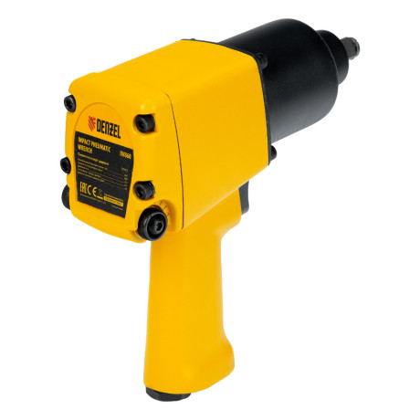 Ударный пневмогайковерт IW860+набор головок, 1/2", 7000 об/мин, 868 Нм Denzel