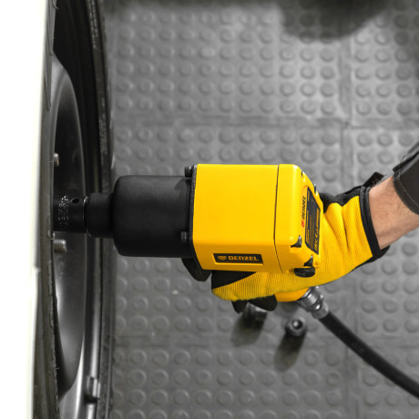 Ударный пневмогайковерт IW860+набор головок, 1/2", 7000 об/мин, 868 Нм Denzel