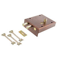 Замок накл ЗГС-М-Ш гаражный (с задвижкой) Арес   \10