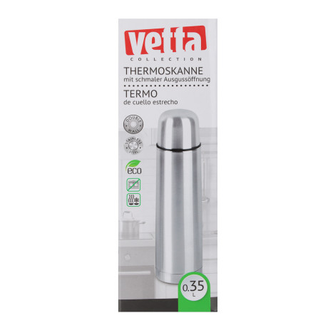VETTA Термос 0,35л "Буллет" для напитков, серебристый, нержавеющая сталь