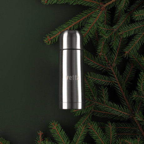 VETTA Термос 0,35л "Буллет" для напитков, серебристый, нержавеющая сталь