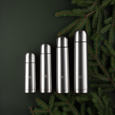 VETTA Термос 0,35л "Буллет" для напитков, серебристый, нержавеющая сталь