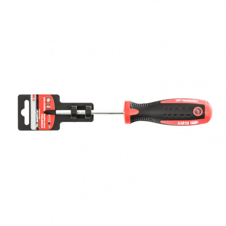 Отвертка Profi, PH2 х 100 мм, S2, двухкомпонентная рукоятка Matrix