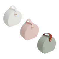 Шкатулка для украшений, 9x10x4 см, ПВХ, 3 цвета