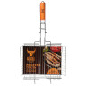 GRILLBOOM Решётка гриль хром со съёмной ручкой 57x30x24 глубина 5см, хромированная сталь