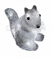 Фигура акриловая &quot;Белка&quot; 17,5х12х18 см, 4,5 В, 3*AAA нет в компл.12LED, 513-341 Neon Night