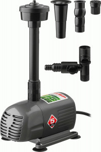 Насос ЗУБР фонтанный, для чистой воды, напор 2,5м, насадки: колокольчик, гейзер, водопад, 50Вт, 33л/