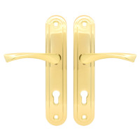 Ручки на планке AVERS HP-85.0423-G (золото, под цилиндр, межос-85мм)   \24