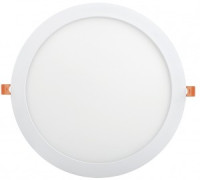 IEK св-к встр. св/д даунлайт (панель) 24W(1680lm) 295x25мм 4K белый круг ДВО1609 LDVO0-1609-1-24-400