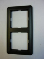 Systeme Electric W59 рамка СУ 2 мест. черн. бархат КД-2-68 (10!)