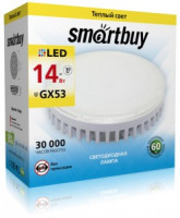 SmartBuy GX53 св/д 14W 3000K 2K 75x29 матов. стекло SBL-GX-14W-3K