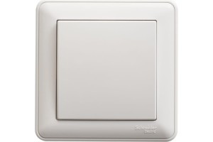 Systeme Electric W59 выкл. (перекл. проход.) СУ 1 кл. 10А бел. (пл.осн.) ВС610-156-18 (10!)